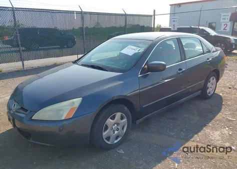 2005 Honda Accord 2.4 Lx из США, поврежденный, VIN 1HGCM56415A196154